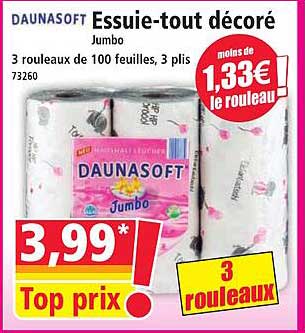 Essuie-tout décoré Jumbo