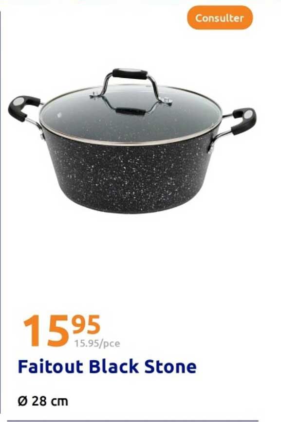 Faitout Black Stone
