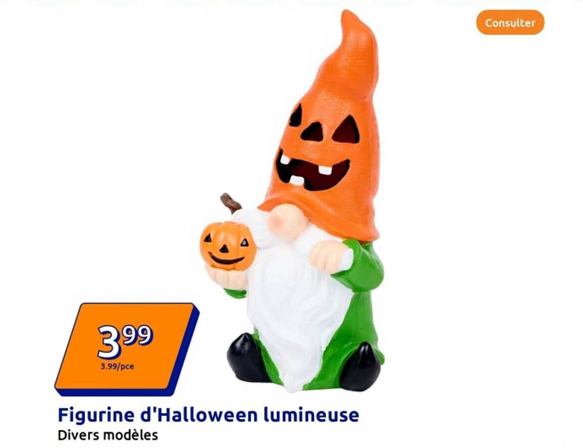Figurine d'Halloween lumineuse