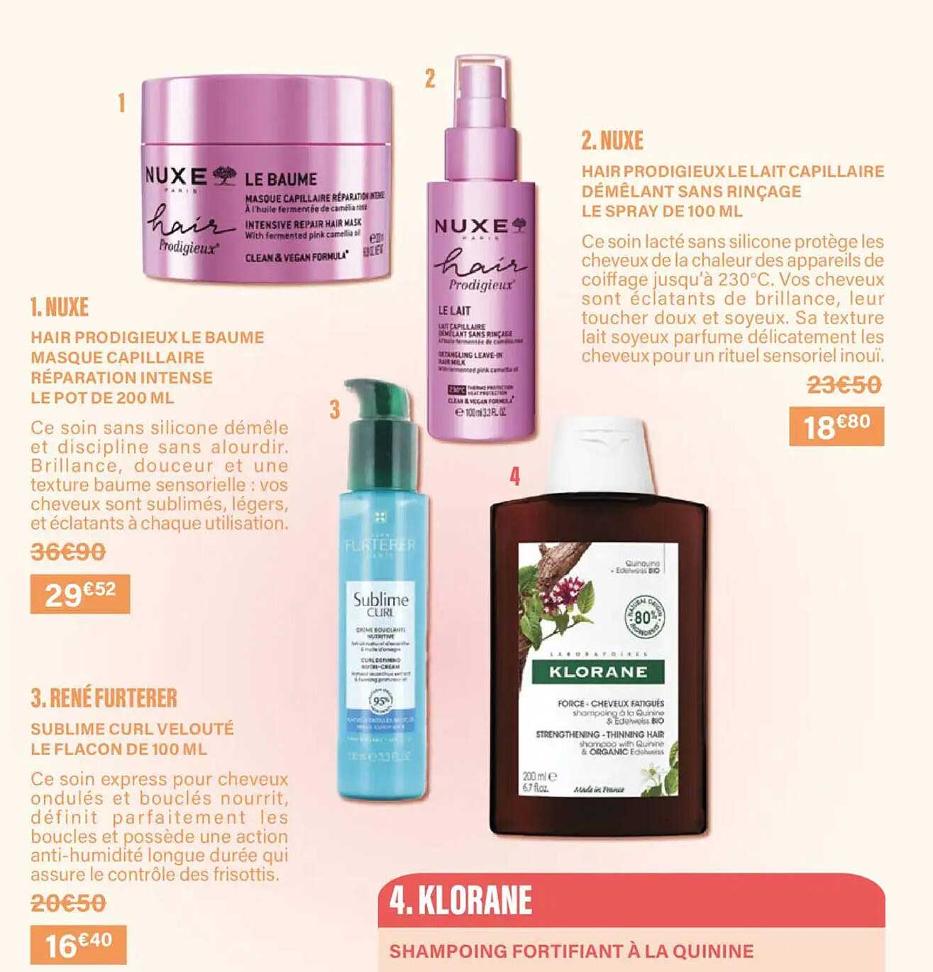 HAIR PRODIGIEUX LE LAIT CAPILLAIRE DÉMÊLANT SANS RINÇAGE LE SPRAY DE 100 ML