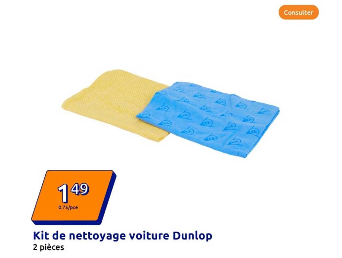 Kit de nettoyage voiture Dunlop