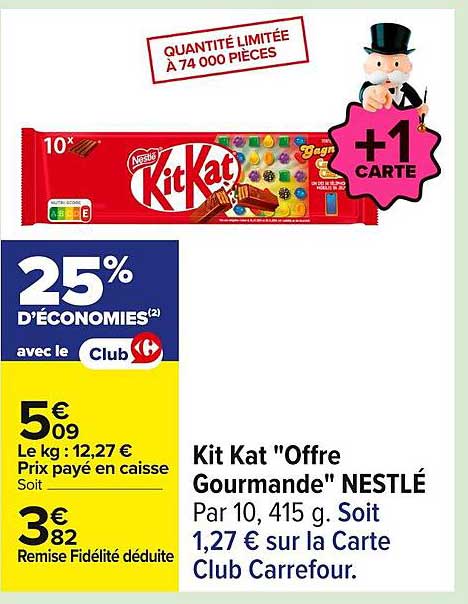 Kit Kat "Offre Gourmande" NESTLÉ