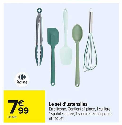 Le set d'ustensiles