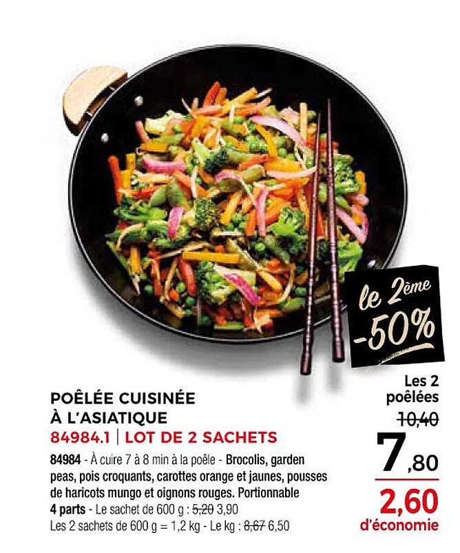 POÊLÉE CUISINÉE À L’ASIATIQUE