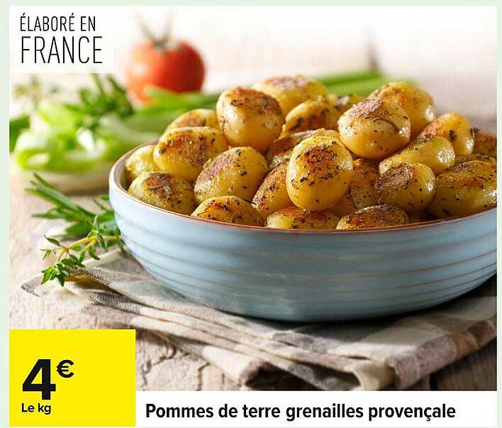 Pommes de terre grenaille provençale