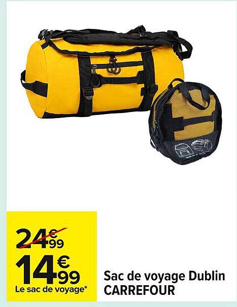 Sac de voyage Dublin CARREFOUR