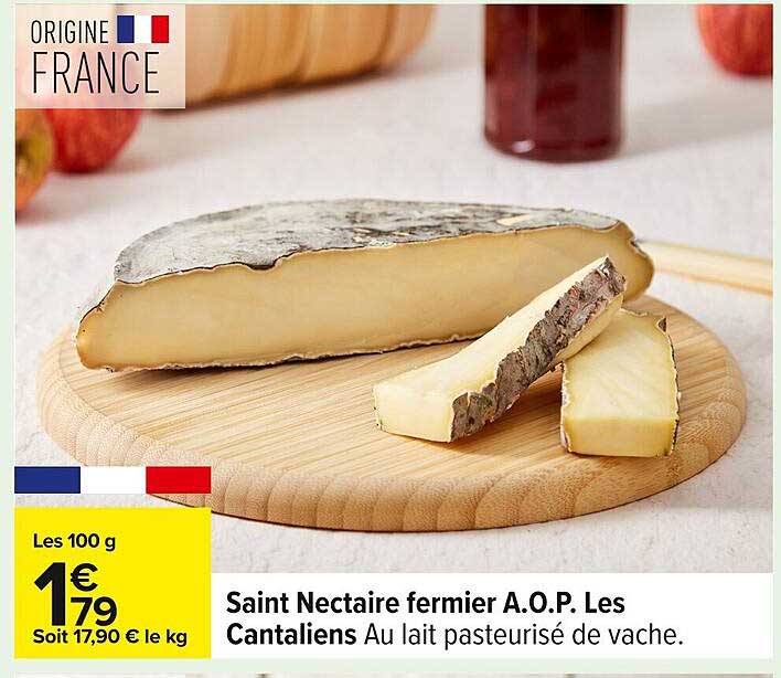Saint Nectaire fermier A.O.P. Les Cantalien