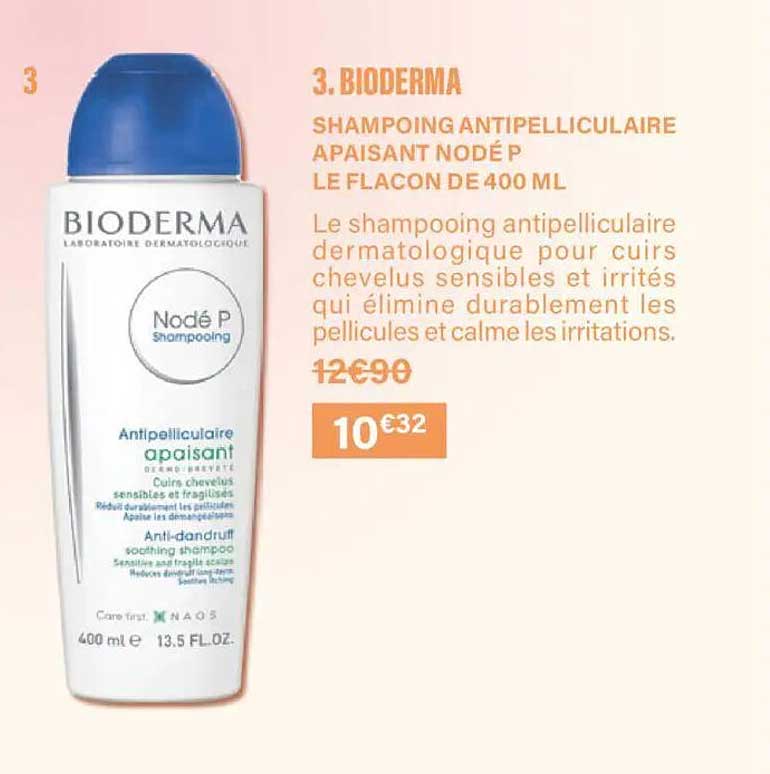 SHAMPOING ANTIPELLICULAIRE APAISANT NODÉ P