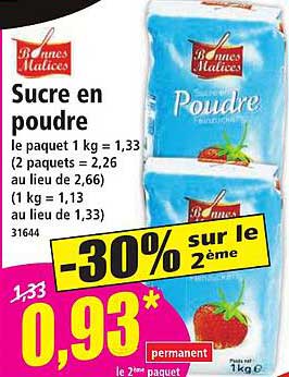 Sucre en poudre