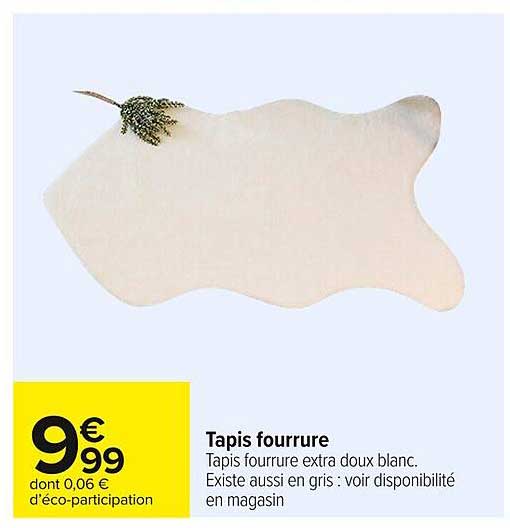 Tapis fourrure
