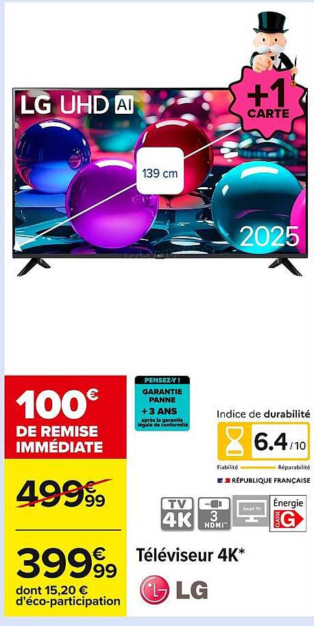 Téléviseur 4K*
