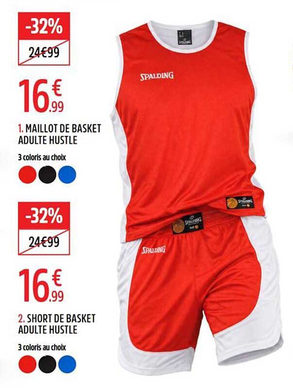 1. MAILLOT DE BASKET ADULTE HUSTLE