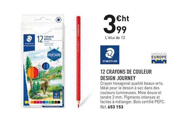 12 CRAYONS DE COULEUR DESIGN JOURNEY