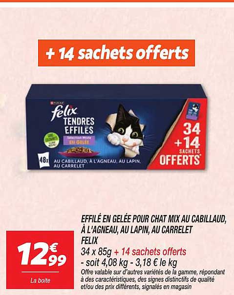 + 14 sachets offerts