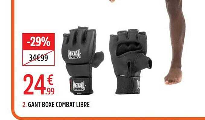2. GANT BOXE COMBAT LIBRE