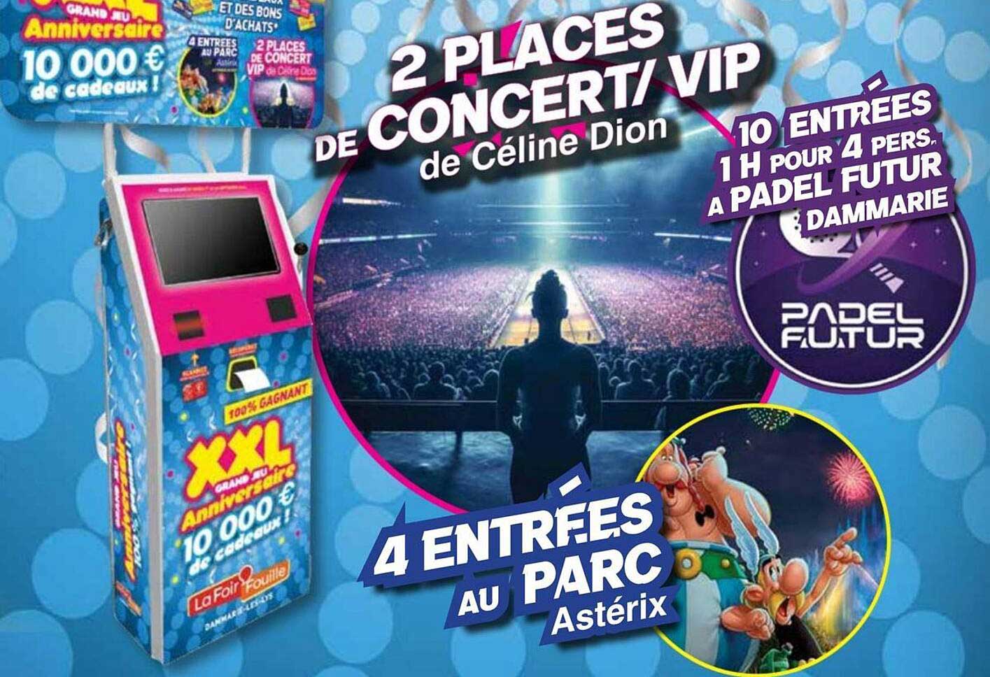 2 PLACES CONCERT VIP de Céline Dion