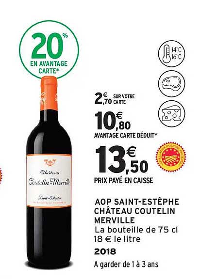 20% EN AVANTAGE CARTE*