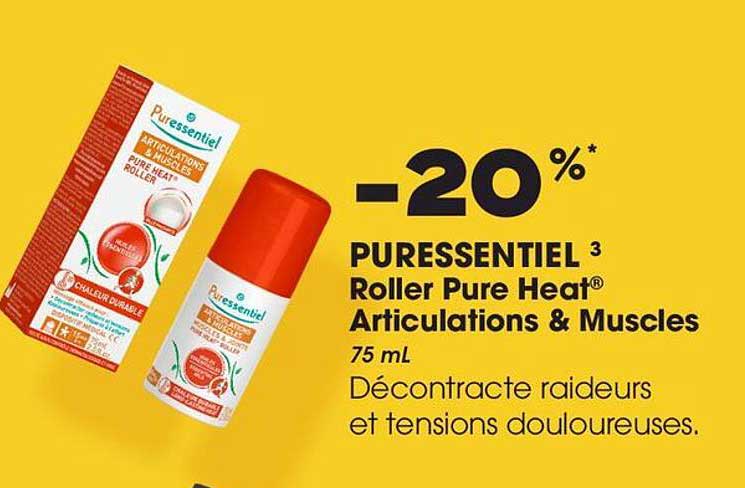-20% PURESSENTIEL® Roller Pure Heat® Articulations & Muscles 75 mL