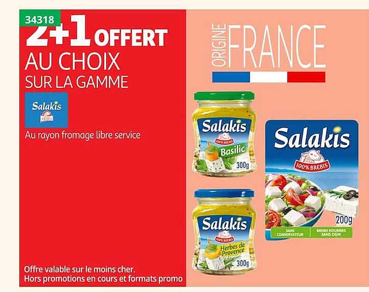 2+1 OFFERT AU CHOIX SUR LA GAMME