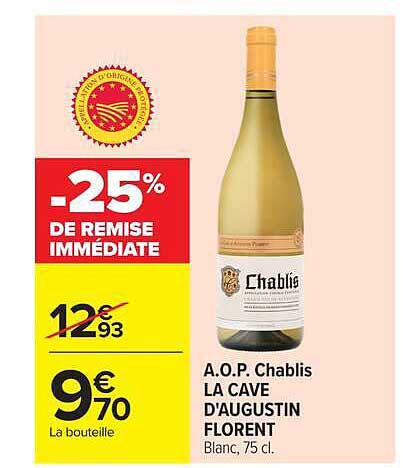 -25% DE REMISE IMMÉDIATE