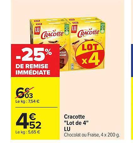 -25% DE REMISE IMMÉDIATE