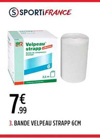 3. BANDE VELPEAU STRAPP 6CM