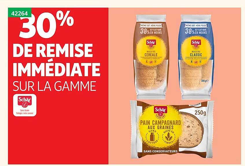 30% DE REMISE IMMEDIATE SUR LA GAMME