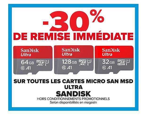 -30% DE REMISE IMMÉDIATE