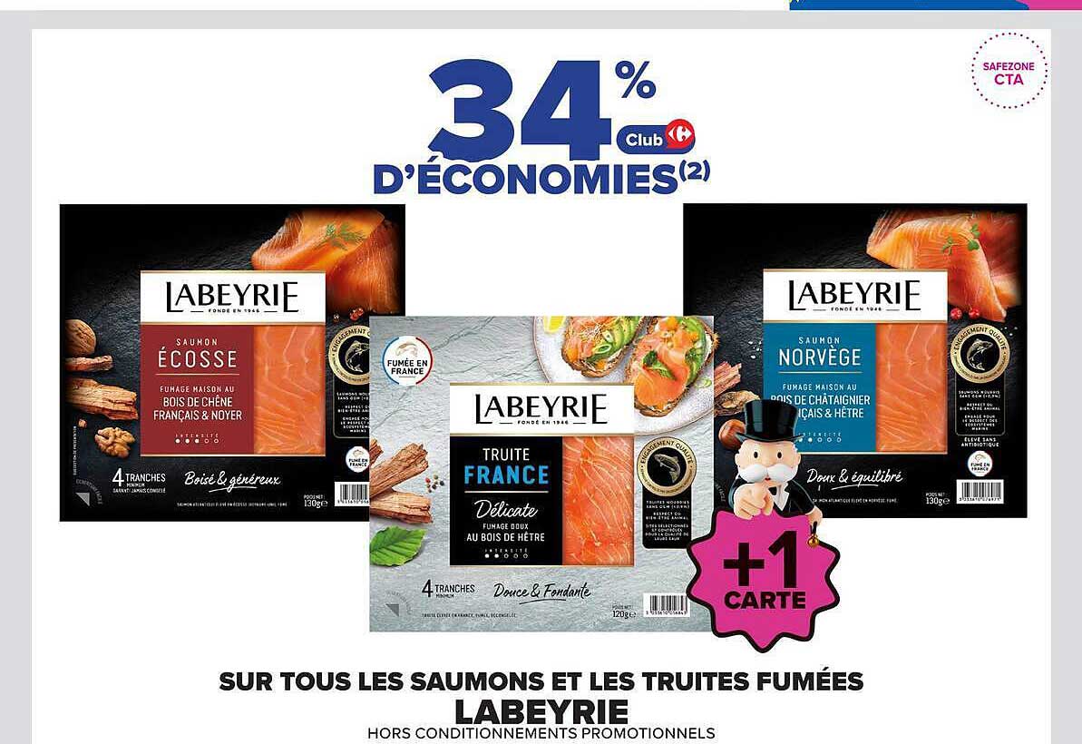 34% D'ÉCONOMIES(2) Club Carrefour
