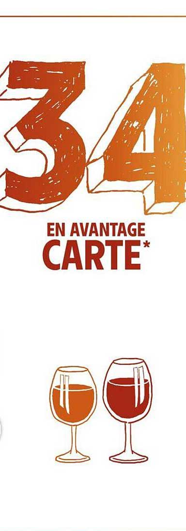 34 EN AVANTAGE CARTE*