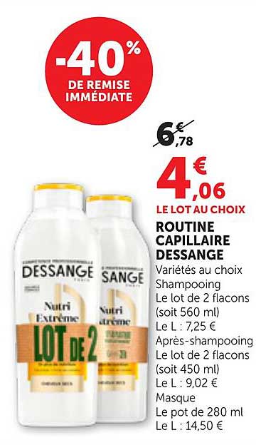 -40% DE REMISE IMMÉDIATE