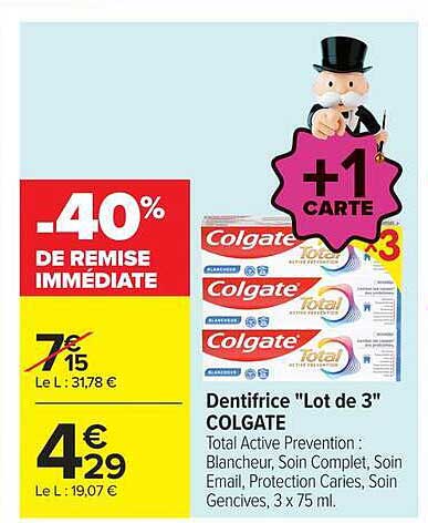 -40% DE REMISE IMMÉDIATE