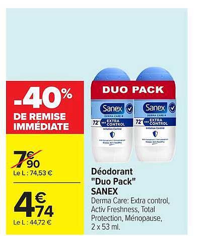 -40% DE REMISE IMMÉDIATE