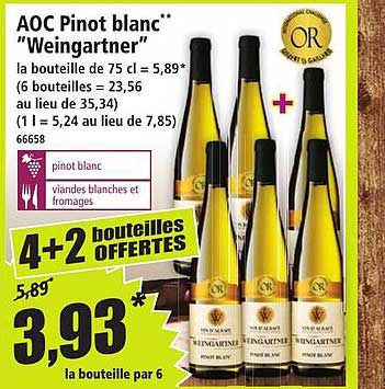 4+2 bouteilles offertes