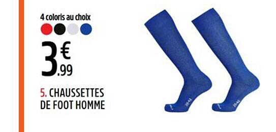 5. CHAUSSETTES DE FOOT HOMME