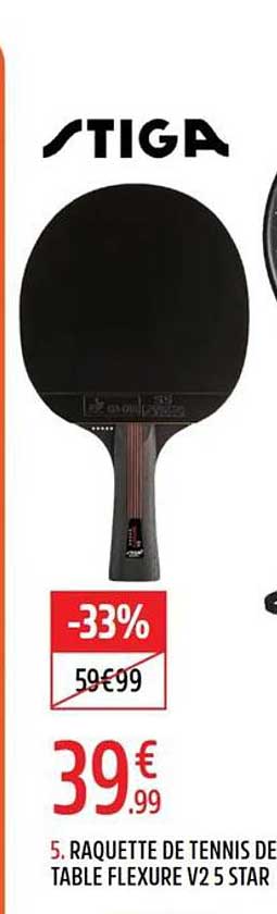 5. RAQUETTE DE TENNIS DE TABLE FLEXURE V2 5 STAR