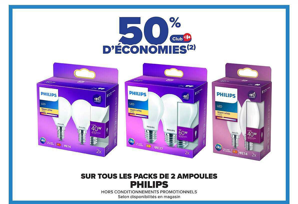50% Club D’ÉCONOMIES(2)