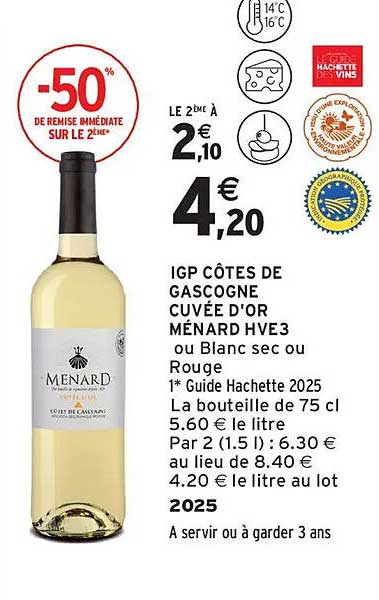 -50% de remise immédiate sur le 2ème