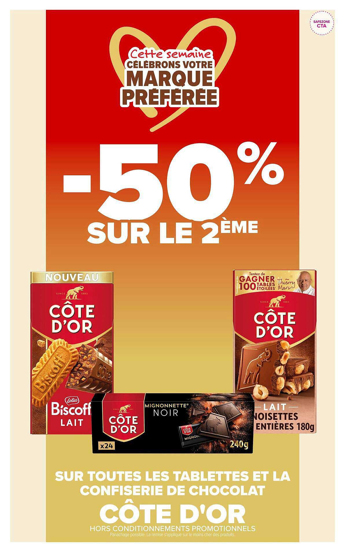 -50% SUR LE 2ÈME