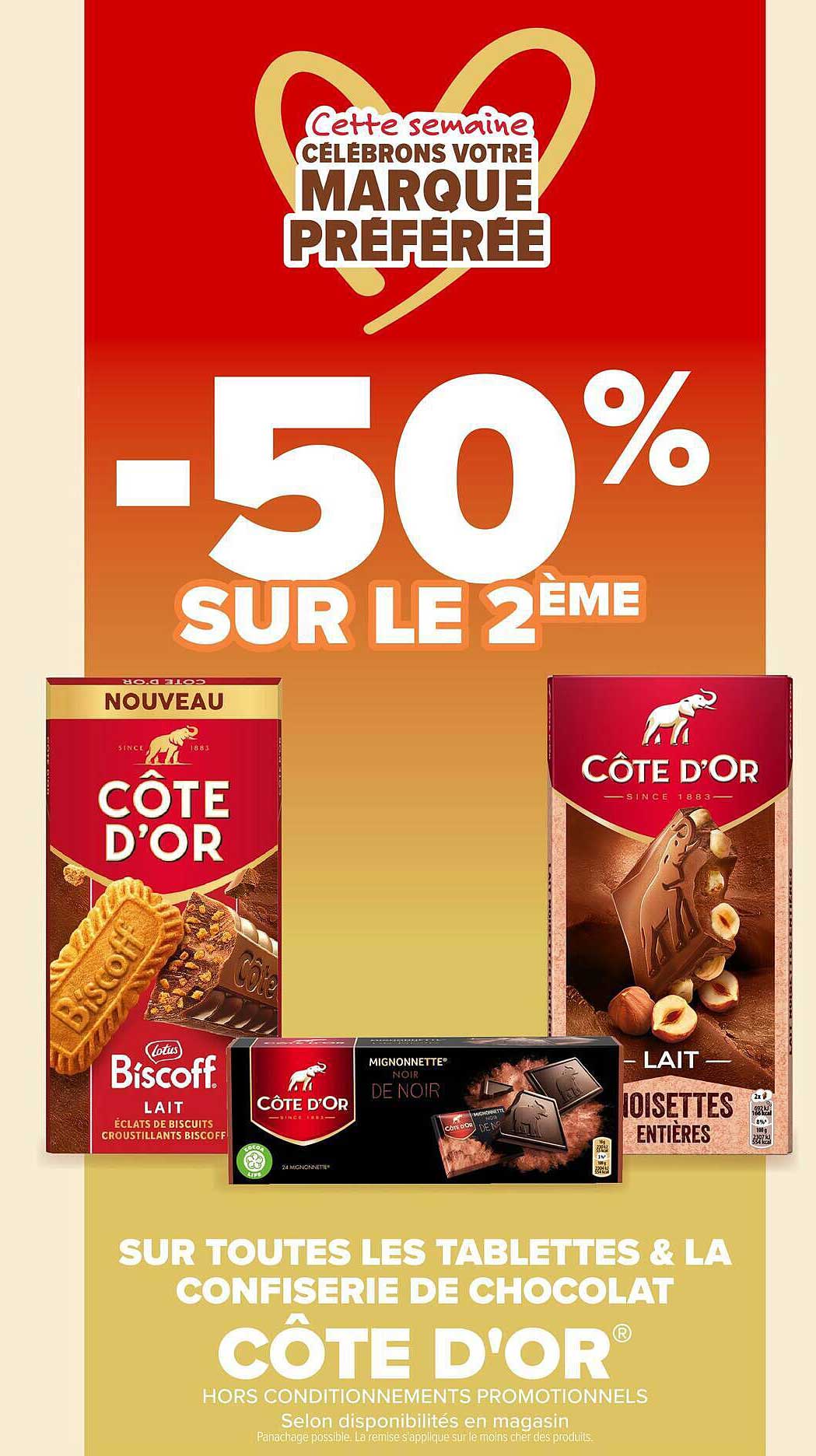 -50% sur le 2ème
