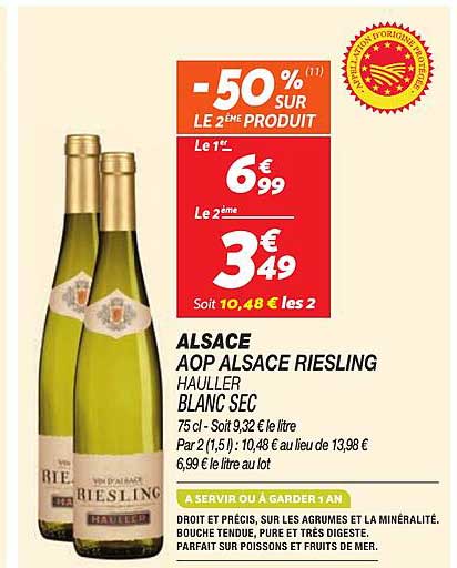 -50% SUR LE 2ÈME PRODUIT