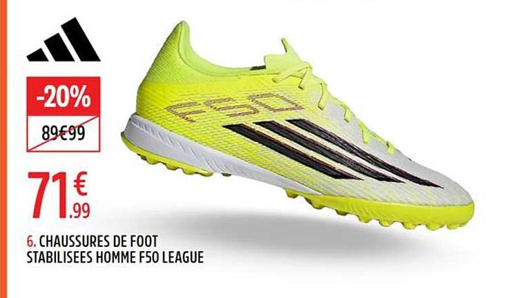 6. CHAUSSURES DE FOOT STABILISEES HOMME F50 LEAGUE