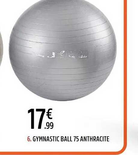 6. GYMNASTIC BALL 75 ANTHRACITE