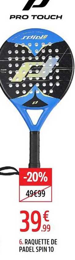 6. RAQUETTE DE PADEL SPIN 10