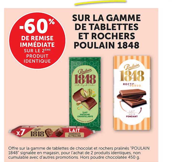 -60% DE REMISE IMMÉDIATE SUR LE 2ÈME PRODUIT IDENTIQUE