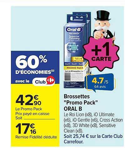 60% D'ECONOMIES avec le Club