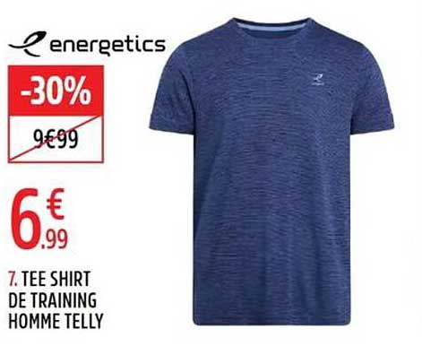 7. TEE SHIRT DE TRAINING HOMME TELLY