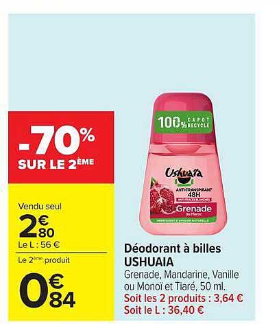 -70% SUR LE 2ÈME