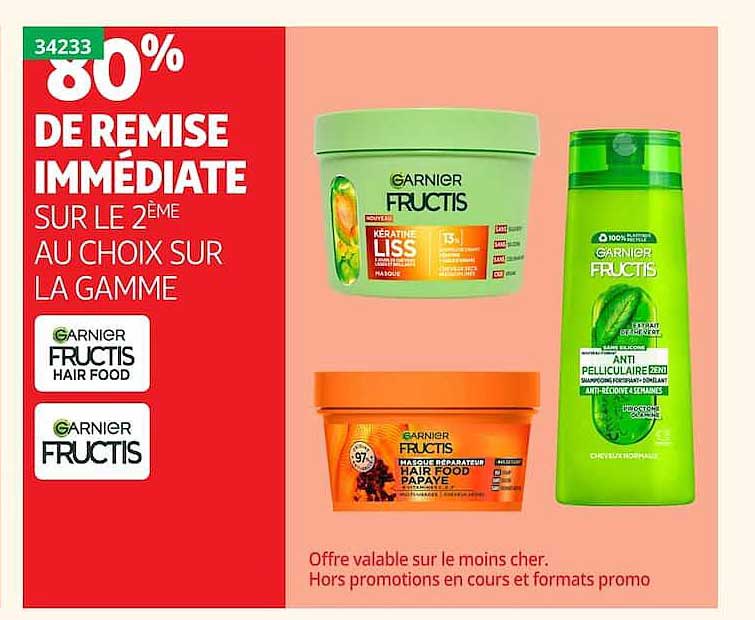80% DE REMISE IMMÉDIATE SUR LE 2ÈME AU CHOIX SUR LA GAMME