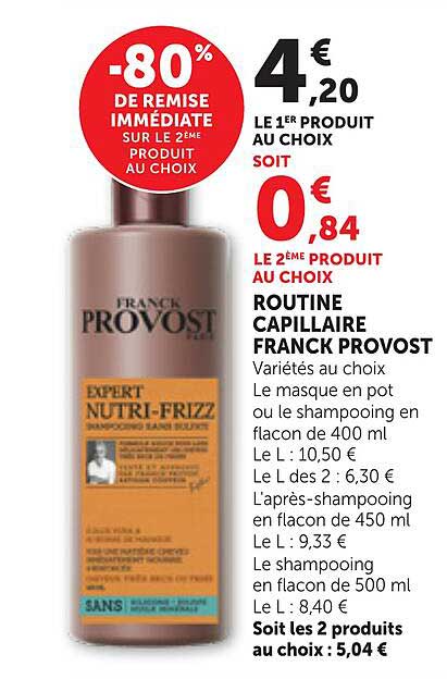 -80% DE REMISE IMMÉDIATE SUR LE 2ÈME PRODUIT AU CHOIX